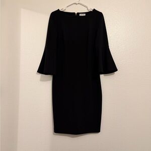 Calvin Klein Black Long Sleeve Dress